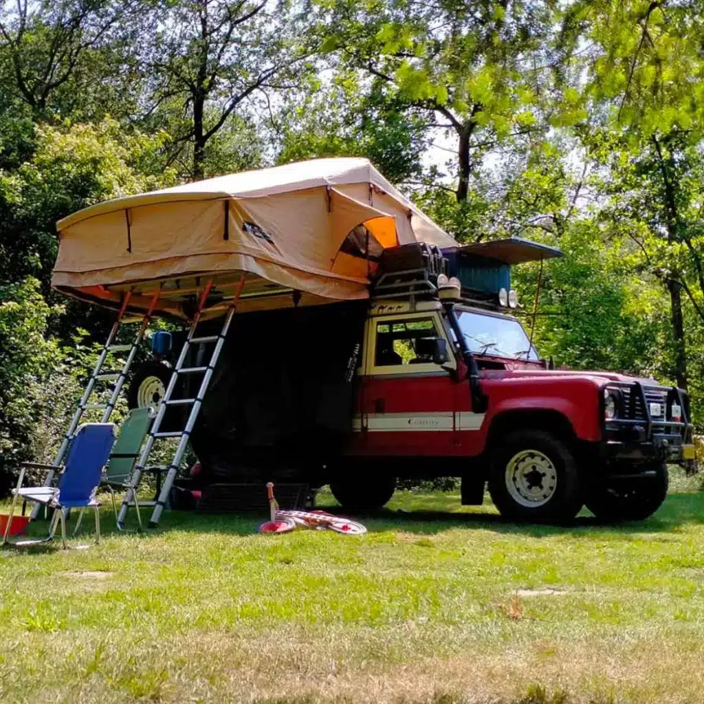 Dare to be Different 220XL Familien-Dachzelt: Platz für die ganze Familie, einfacher Aufbau, Komfort. Robuste Konstruktion, geringes Gewicht. Beste Qualität!