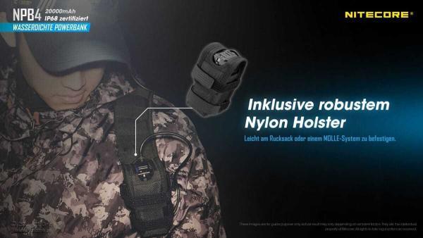 Nitecore NPB4 Powerbank ist die Steigerung von Robustheit. Die kompakte Stromversorgung von Nitecore ist für extremste Beanspruchung ausgelegt